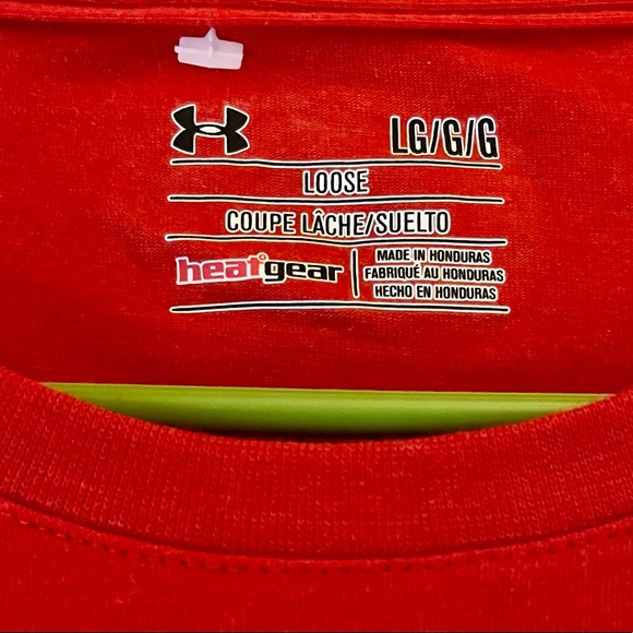 UNDER ARMOUR• Long-Sleeve Tee Shirt- Pink- Activewear-Large- Comfortable - Picture 2 of 5